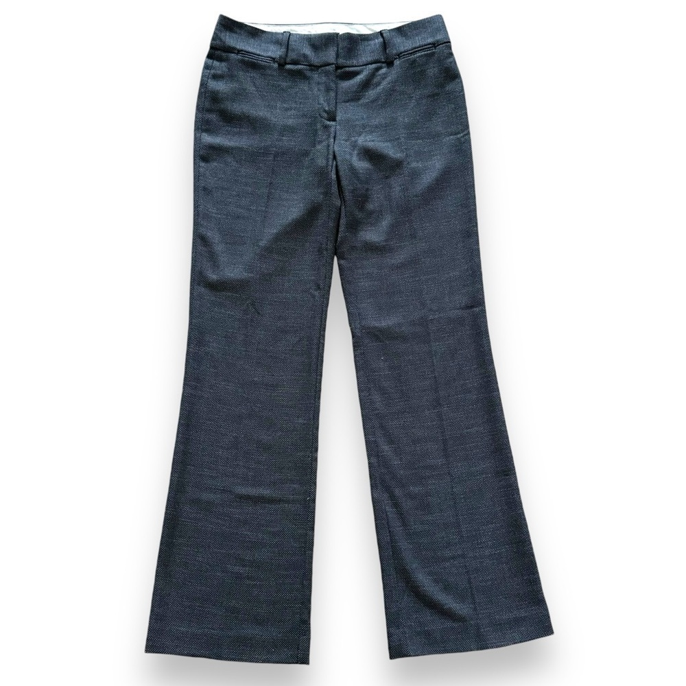 Ann Taylor LOFT Marisa Trouser Size 4 Charcoal Gray Flat Front Pockets NWOT